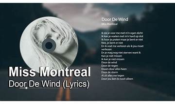 Door De Wind nl Lyrics [Miss Montreal]
